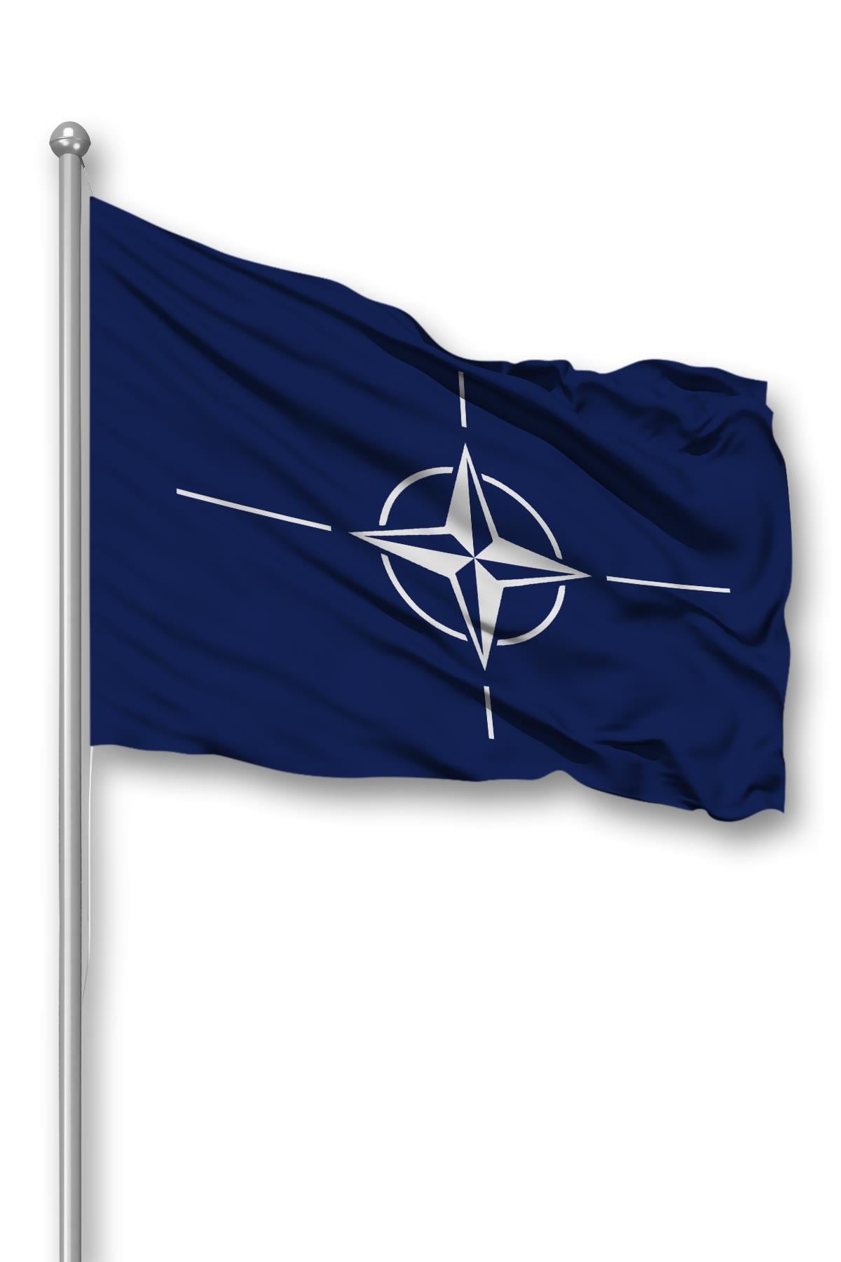 NATO Bayrağı 1. Kalite Raşel Kumaş