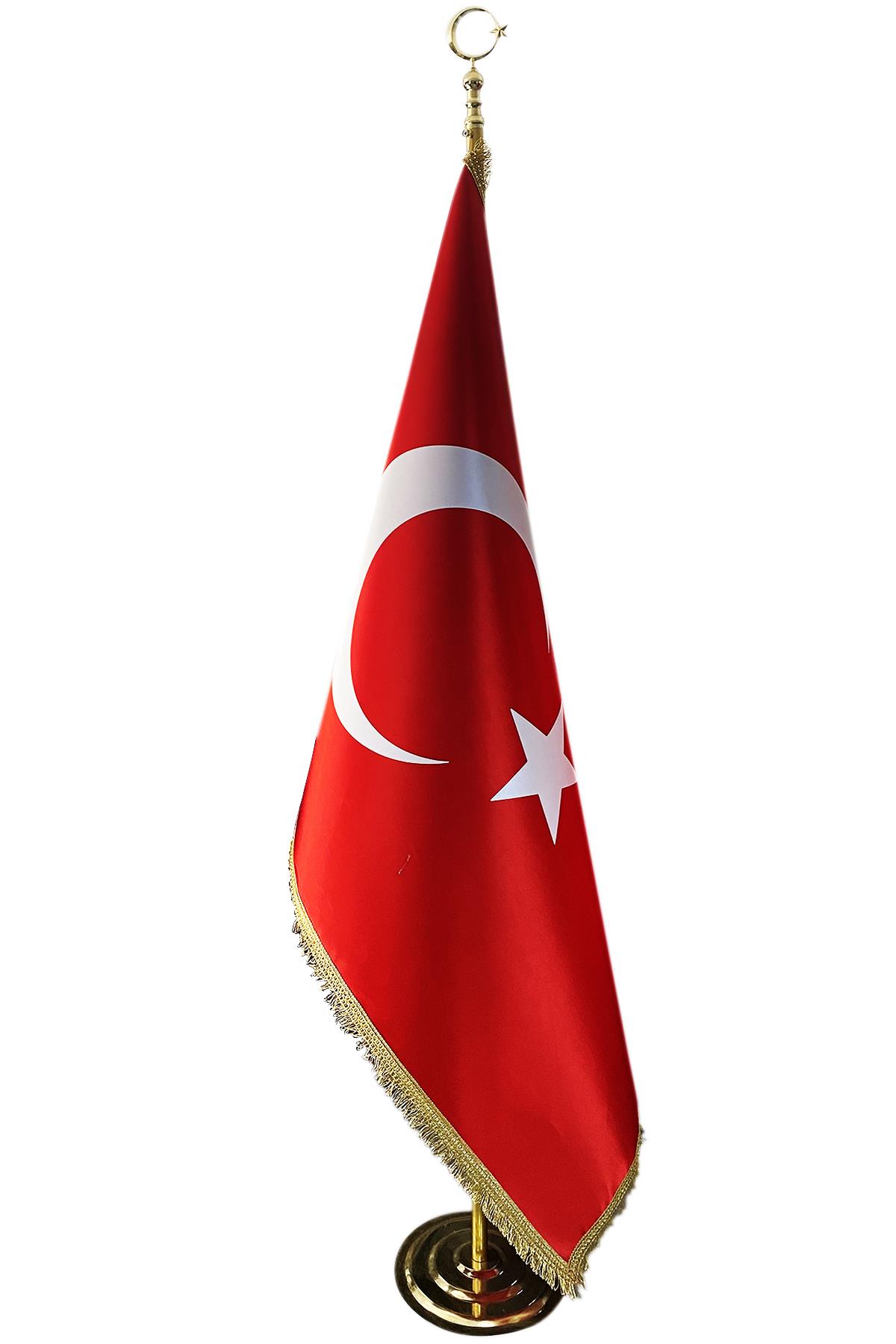 Simli Pirinç Set Makam Bayrağı