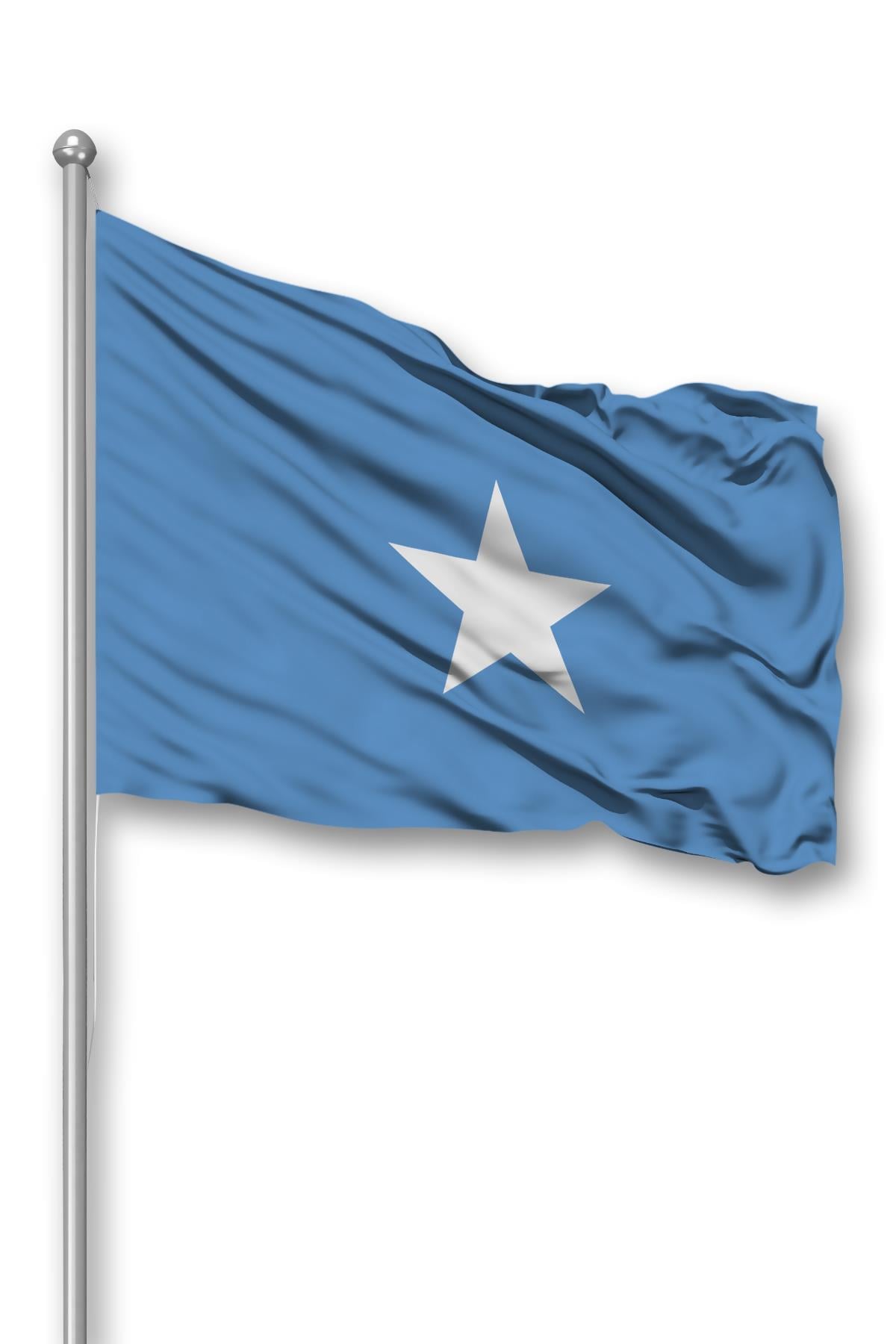 Somali Ülke Bayrağı 1. Kalite Raşel Kumaş