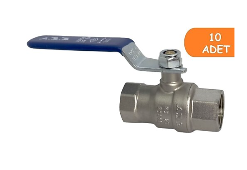 10 Adet ECA 3/4 İçme Suyu Küresel Valfi İç Vida x İç Vida PN10 602122169