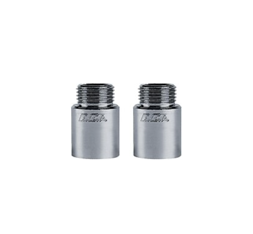 2 Adet Eca 1/2 3cm Uzatma Krom (musluk Uzatma) 102134017 Pirinç E.c.a