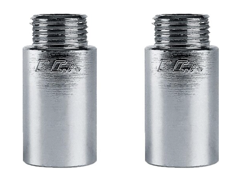 2 Adet Eca 1/2 5Cm Uzatma Krom (Musluk Uzatma) 102134020 Pirinç