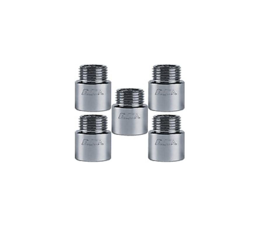 5 Adet ECA 1/2 2cm Uzatma Krom (Musluk Uzatma) 102134015 Pirinç E.C.A