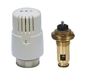 Eca Termostatik Kompakt Radyatör Vanası -Uzun Çekirdek -44 MM-602120796 - UZUNLUK - Beyaz