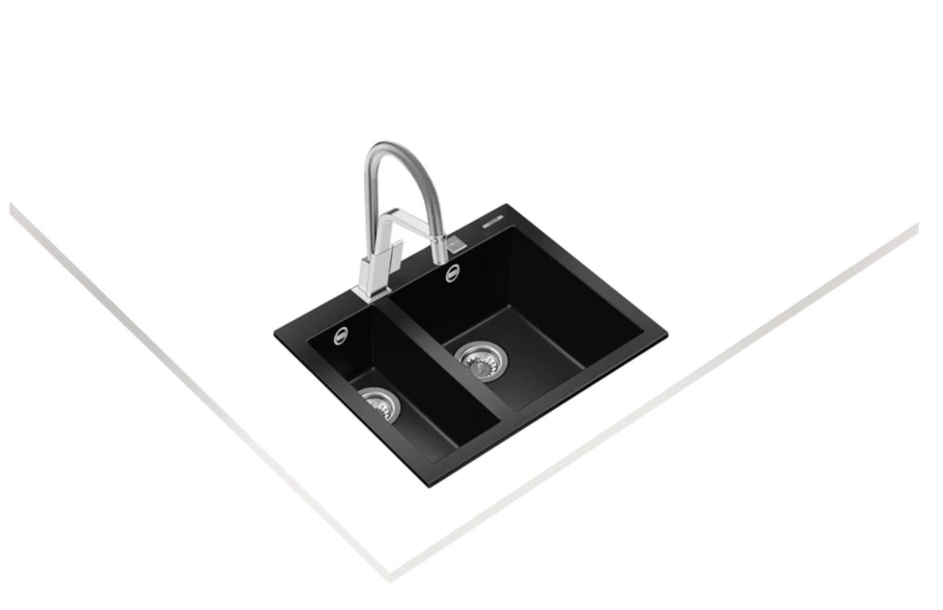 ForSquare 590 Çift Hazneli Tegranite+ Eviye 115260019