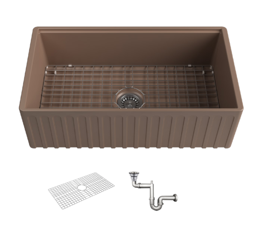 Ravenna Tek Hazneli Eviyesi 84 Cm, Vizon 10RVS1385