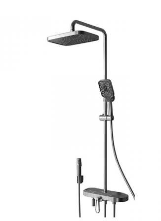 Zeta Digital Duş Ünitesi Metalik Gri 671535