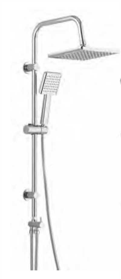 Tepe Duş Seti Rain Plus Tetra 53236
