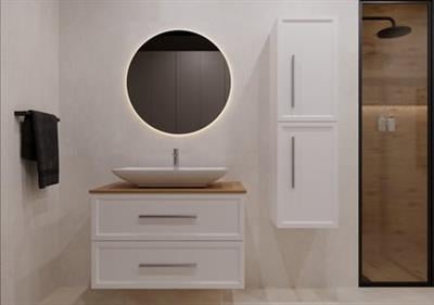 WoodBox Dream Beyaz Banyo Dolabı