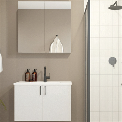 WoodBox Nil Banyo Dolabı 60x45 cm Beyaz
