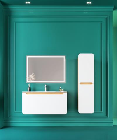 WoodBox Roma Banyo Dolabı 80x45 cm Beyaz