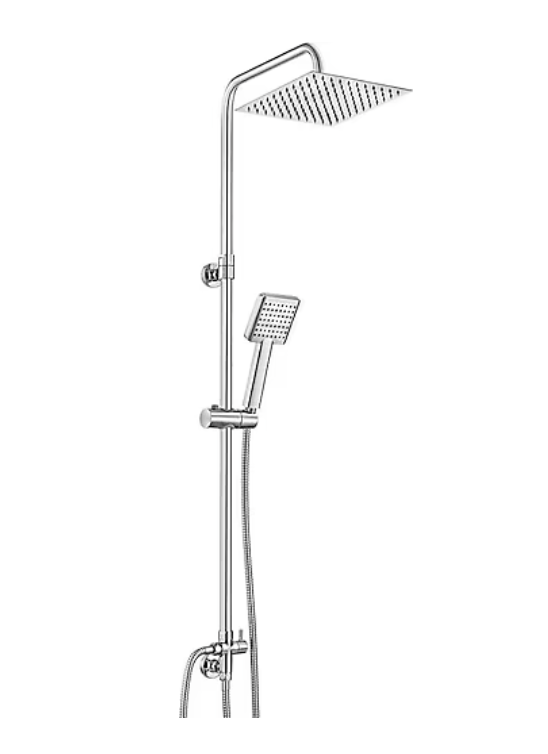 AR Efes İnce Banyo Kare Takım Duş Kolonu Tepe Duş Seti 102158050