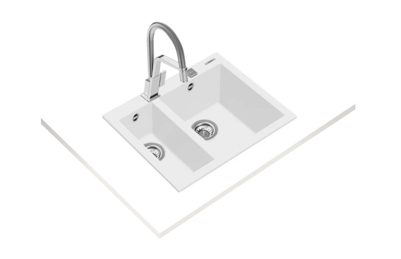 ForSquare 590 Çift Hazneli Tegranite+ Eviye 115260023