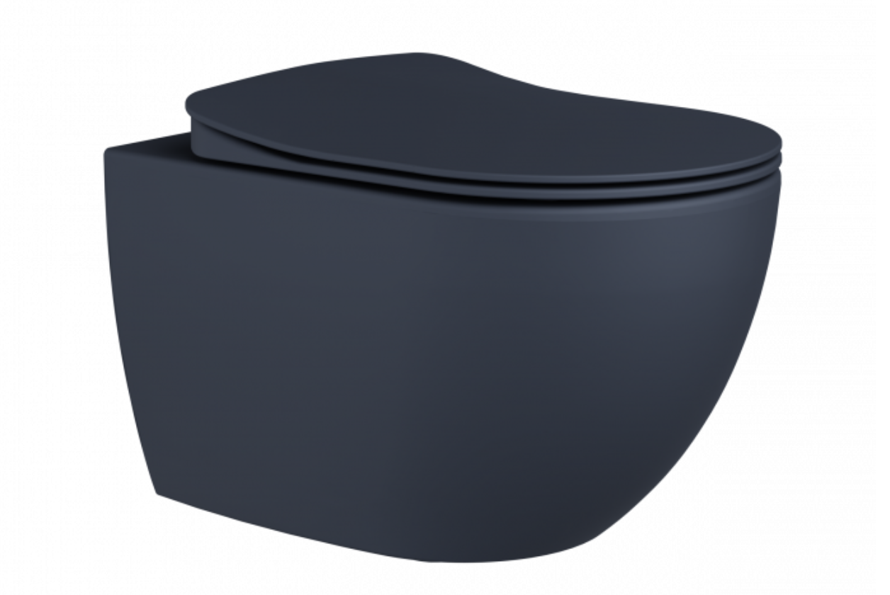 Free Rim-Off Asma Klozet - Mat Basalt FE322