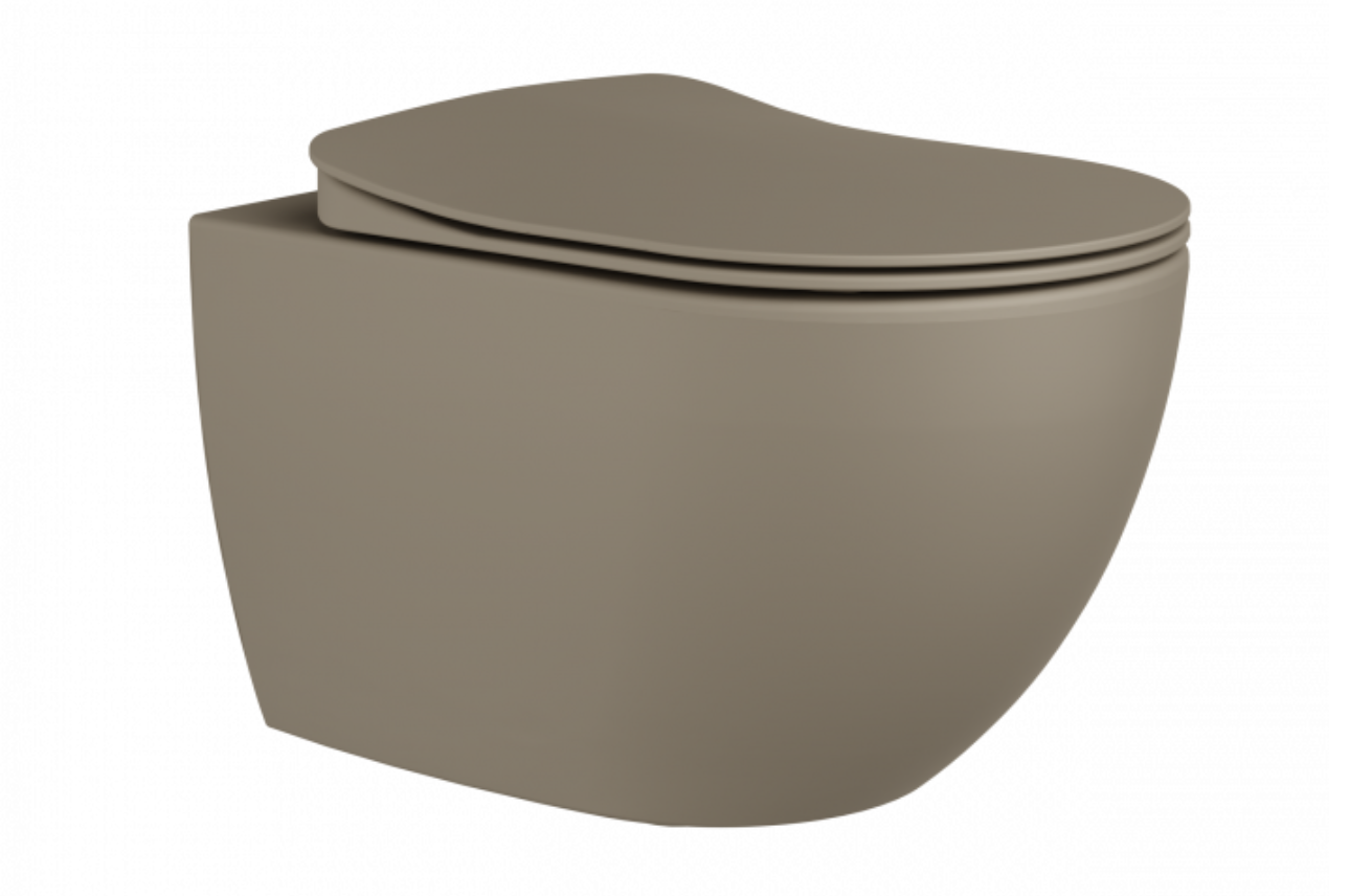 Free Rim-Off Asma Klozet - Mat Cappuccino FE322