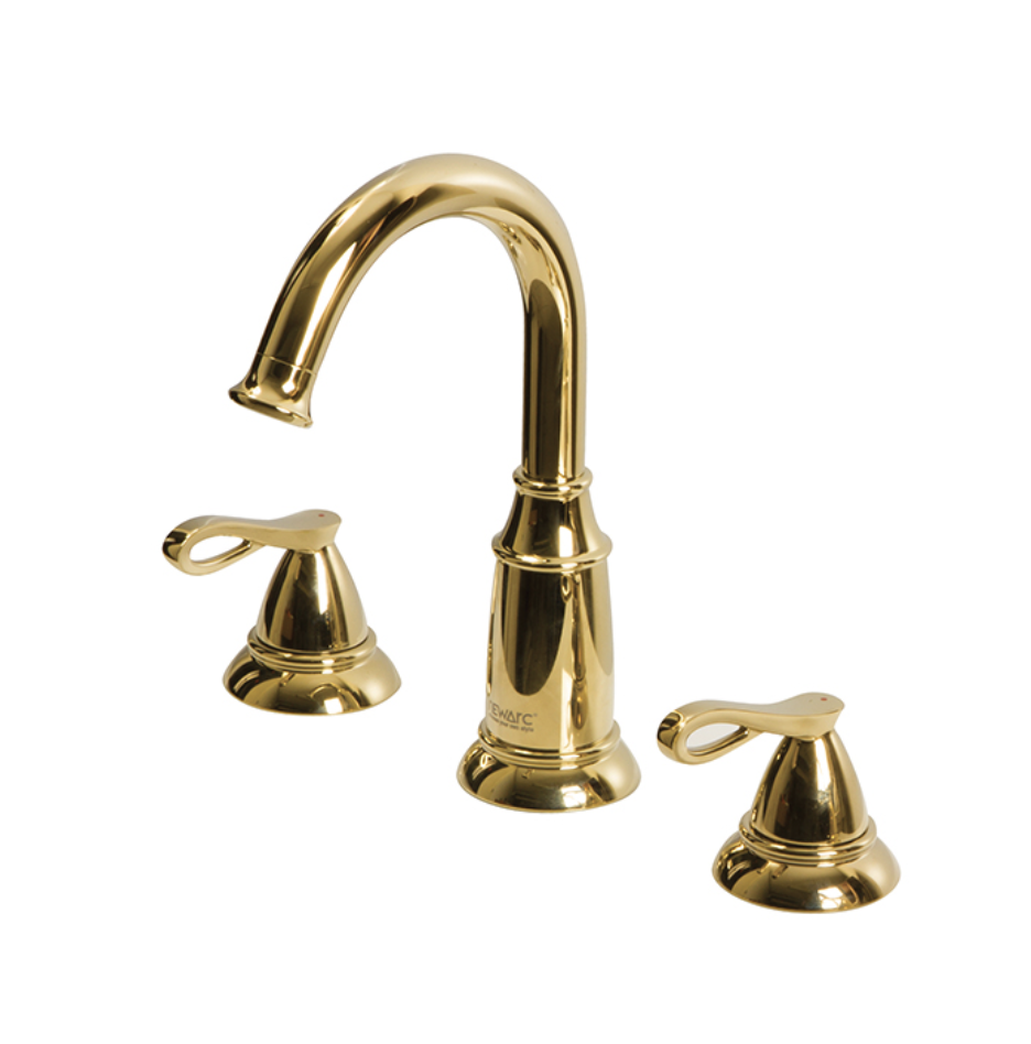 Golden 3 Delikli Lavabo Bataryası Altın 951561