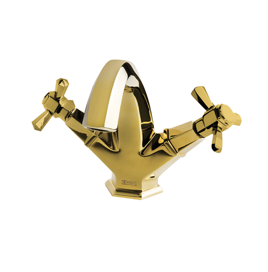 Hexa Lavabo Bataryası Altın 104528