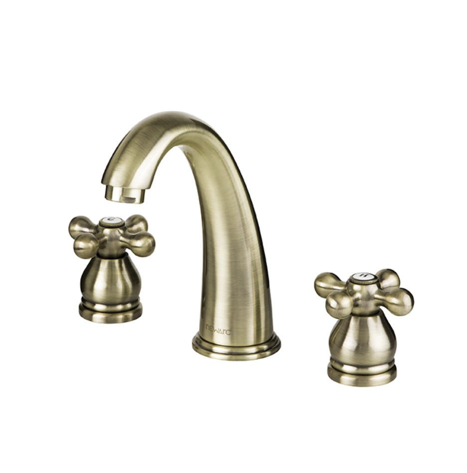Nostalgic 3 Delikli Lavabo Bataryası Bronz 290565