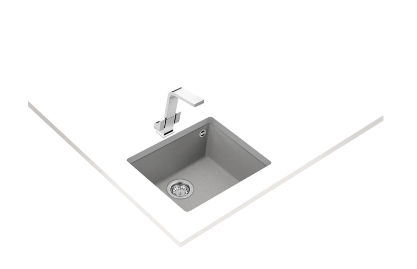 Square 50.40 Tek Hazneli Tegranite+ Eviye 115230021