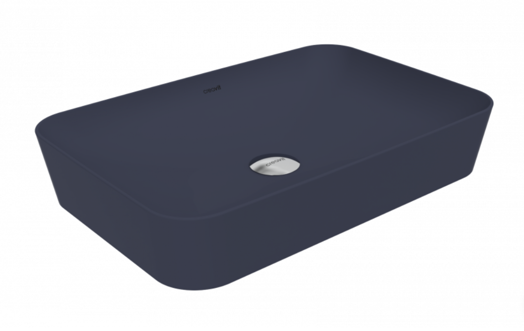 Ultra Dikdörtgen Çanak Lavabo 60 cm - Mat Basalt UL060