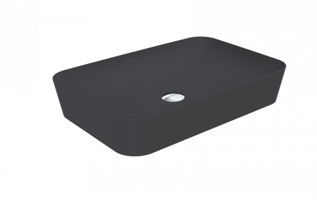 Ultra Dikdörtgen Çanak Lavabo 60 cm - Mat Antrasit UL060