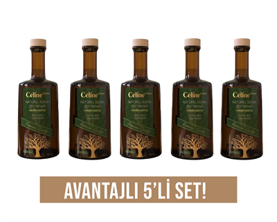 5'li 500ml Olgun Hasat Natürel Sızma Zeytinyağı