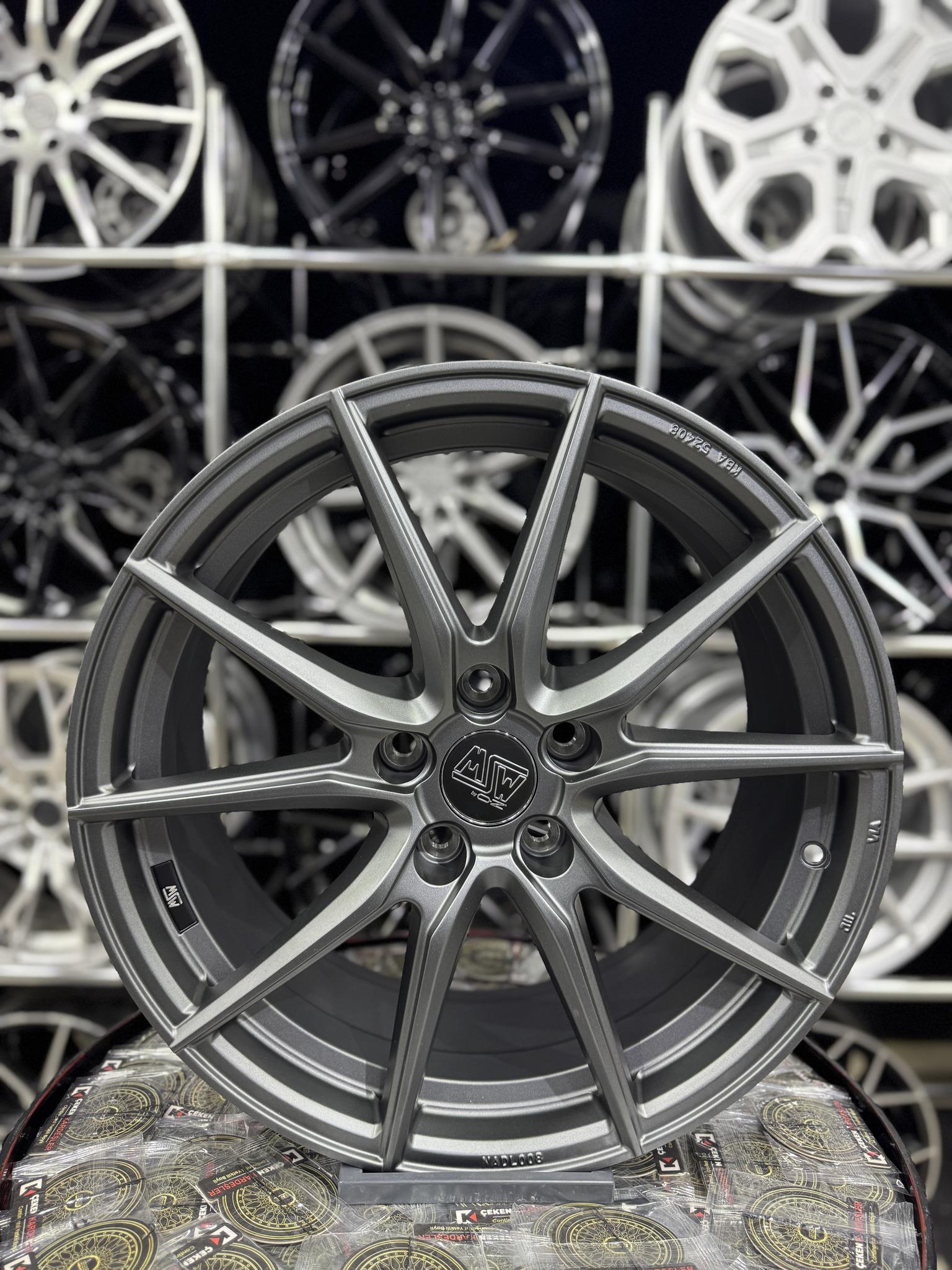 18 5x112 OZ MSW-DR1 GUNMETAL JANT MODELİ