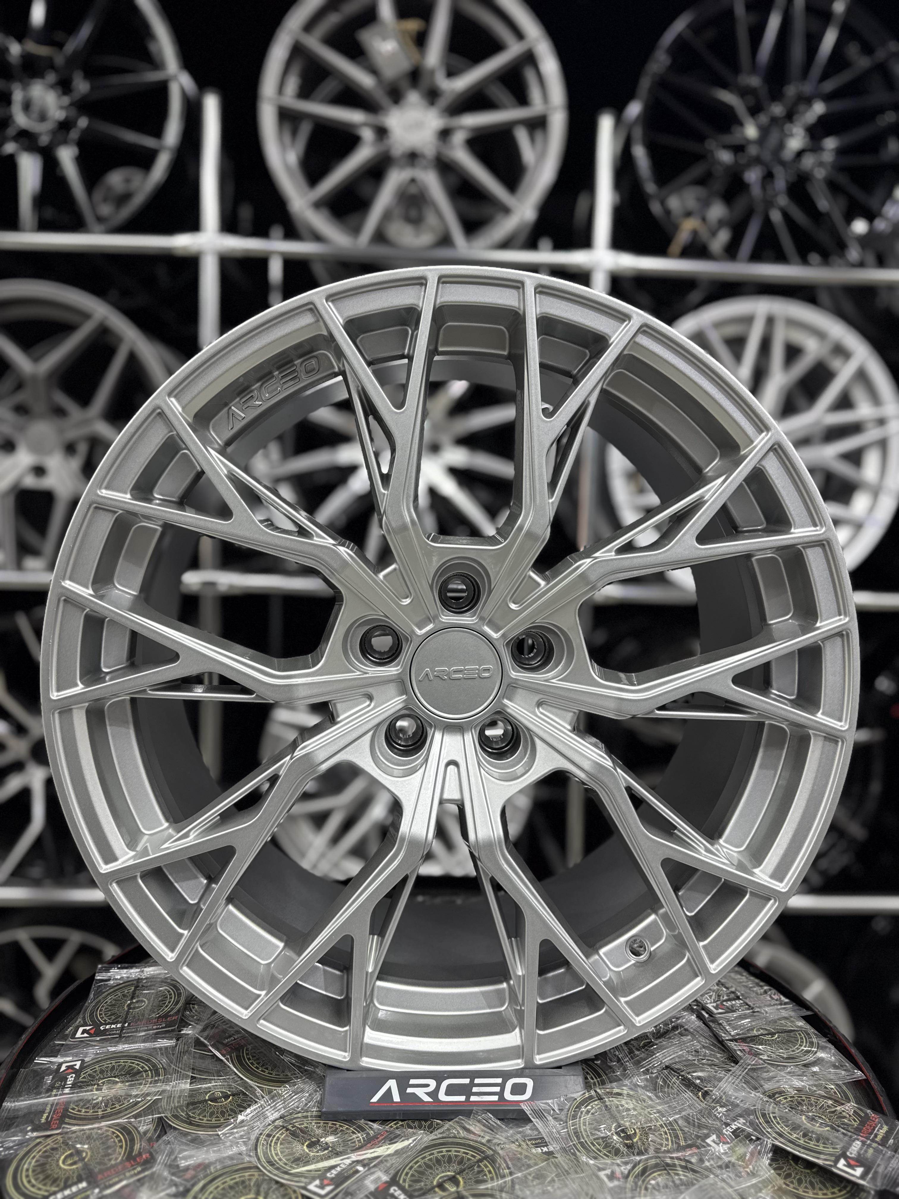 KAMPANYA!! 19'' 5x112 ARCEO ROMA HYPER SİLVER JANT MODELİ