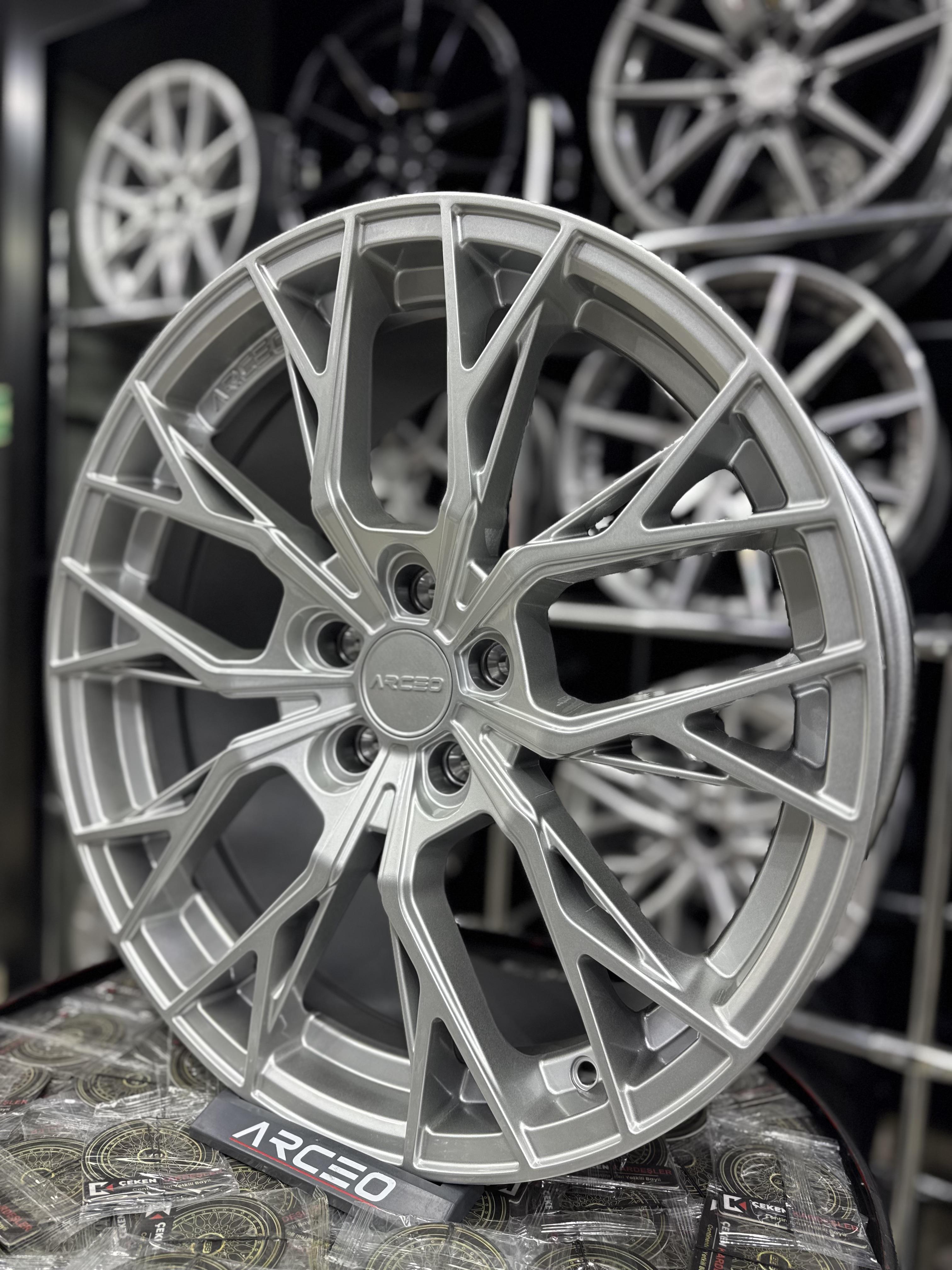 KAMPANYA!! 19'' 5x112 ARCEO ROMA HYPER SİLVER JANT MODELİ