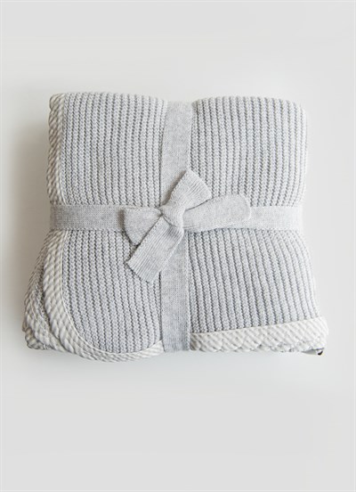 Abel Triko Battaniye Gri 80*90 CM