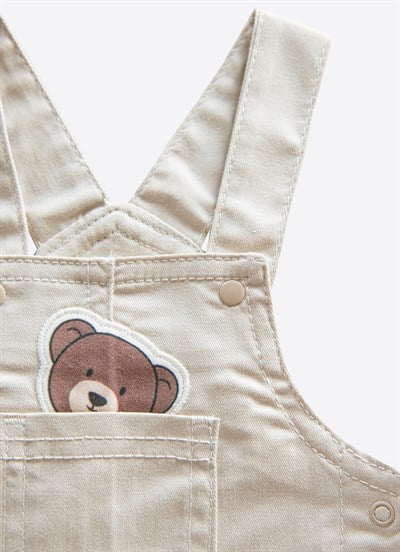 Bear Şort Salopet Bej