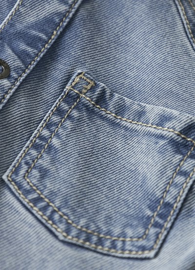 Name IT Gömlek Mavi Denim