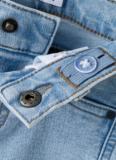 Name IT Kot Pantolon Açık Mavi Denim