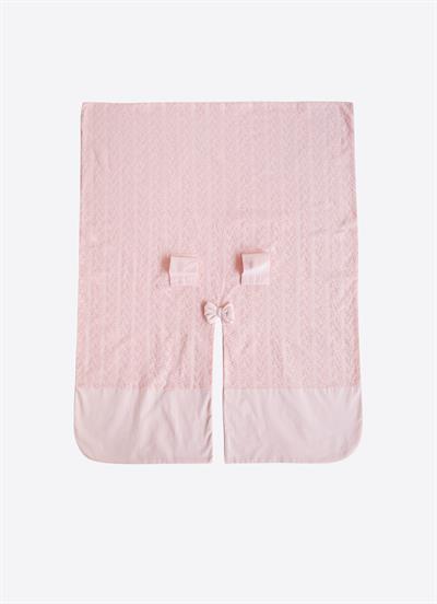 Lenora Yastıklı Puset Örtüsü Pembe