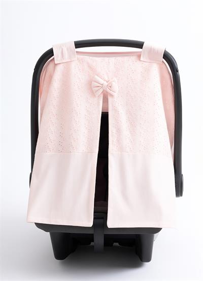 Lenora Yastıklı Puset Örtüsü Pembe