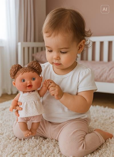 Mila Oyuncak Bebek Ten Renk 27 cm