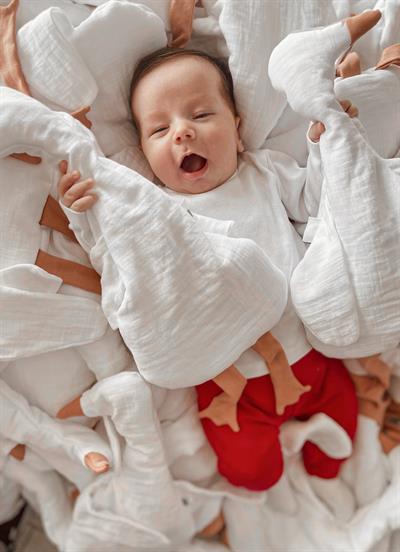 Organik Morton Ördek Uyku Arkadaşı Beyaz