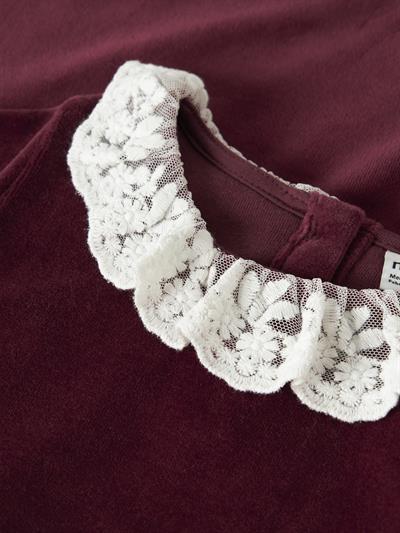 Name IT Elbise Bordo