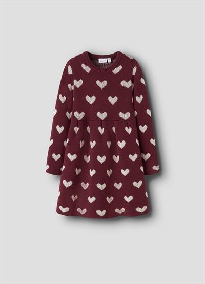 Name IT Elbise Bordo