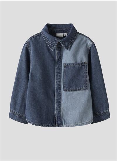 Name IT Gömlek Mavi Denim