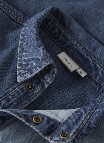 Name IT Gömlek Mavi Denim