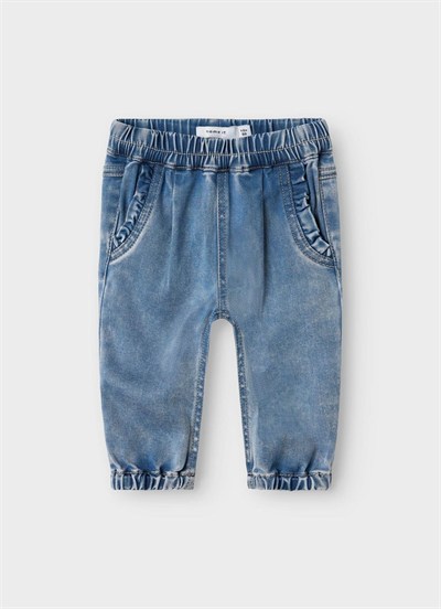 Name It Fırfırlı Kot Pantolon Mavi
