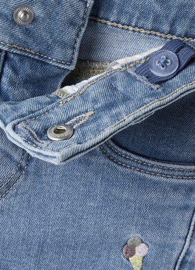 Name IT Kot Pantolon Açık Mavi Denim