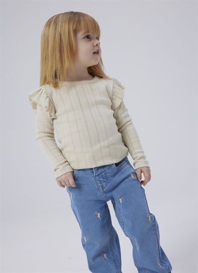 Name IT Kot Pantolon Açık Mavi Denim