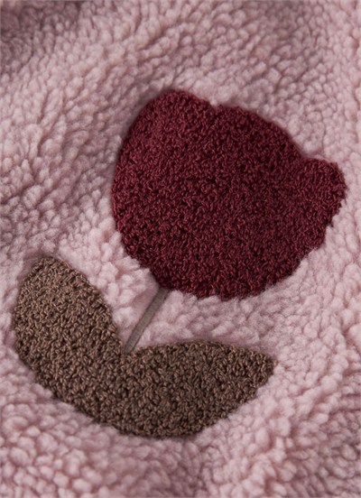 Name IT Peluş Mont Lila