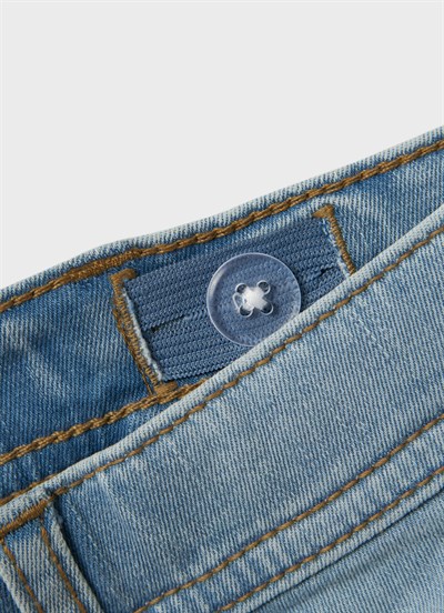 Name IT Şort Açık Mavi Denim