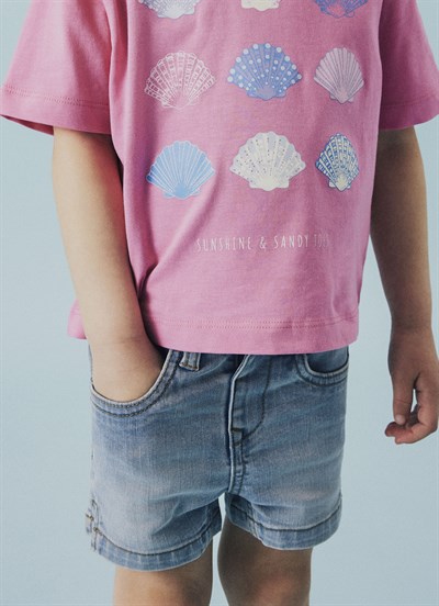 Name IT Şort Açık Mavi Denim