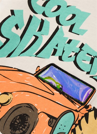 Name IT T-Shirt Krem