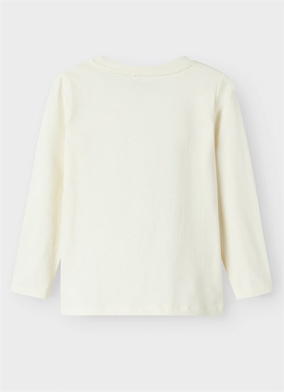 Name IT T-Shirt Uzun Kol Beyaz