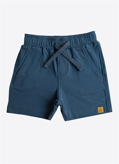 Organik Abel 2li Şort Mavi